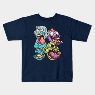 Zombie heads Kids T-Shirt